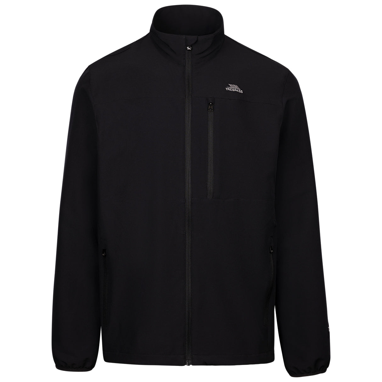 Trespass Mens Filmford Packaway Waterproof Jacket Black