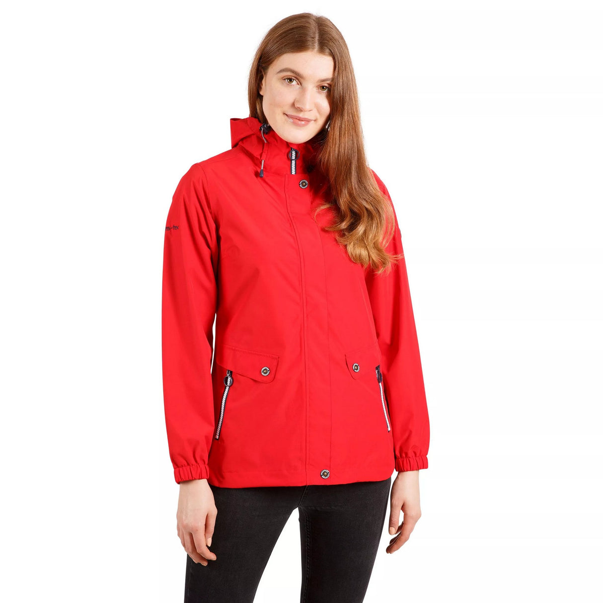 Trespass Womens Flourish Waterproof Jacket Red