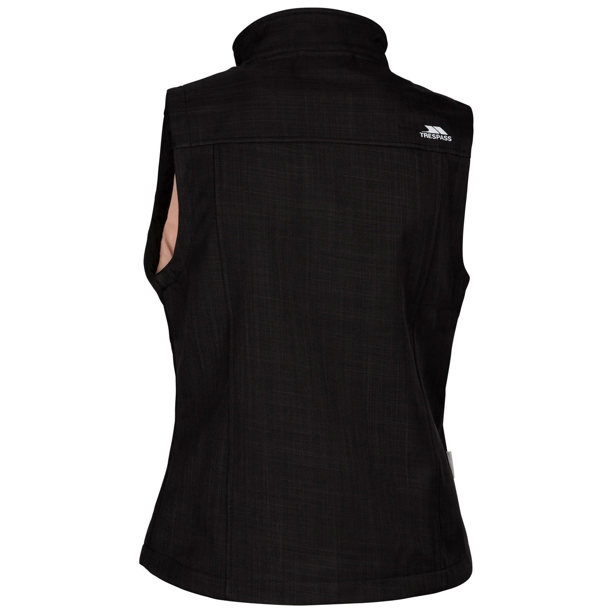 Trespass Womens Mereb TP50 Softshell Lightweight Gilet Black Marl