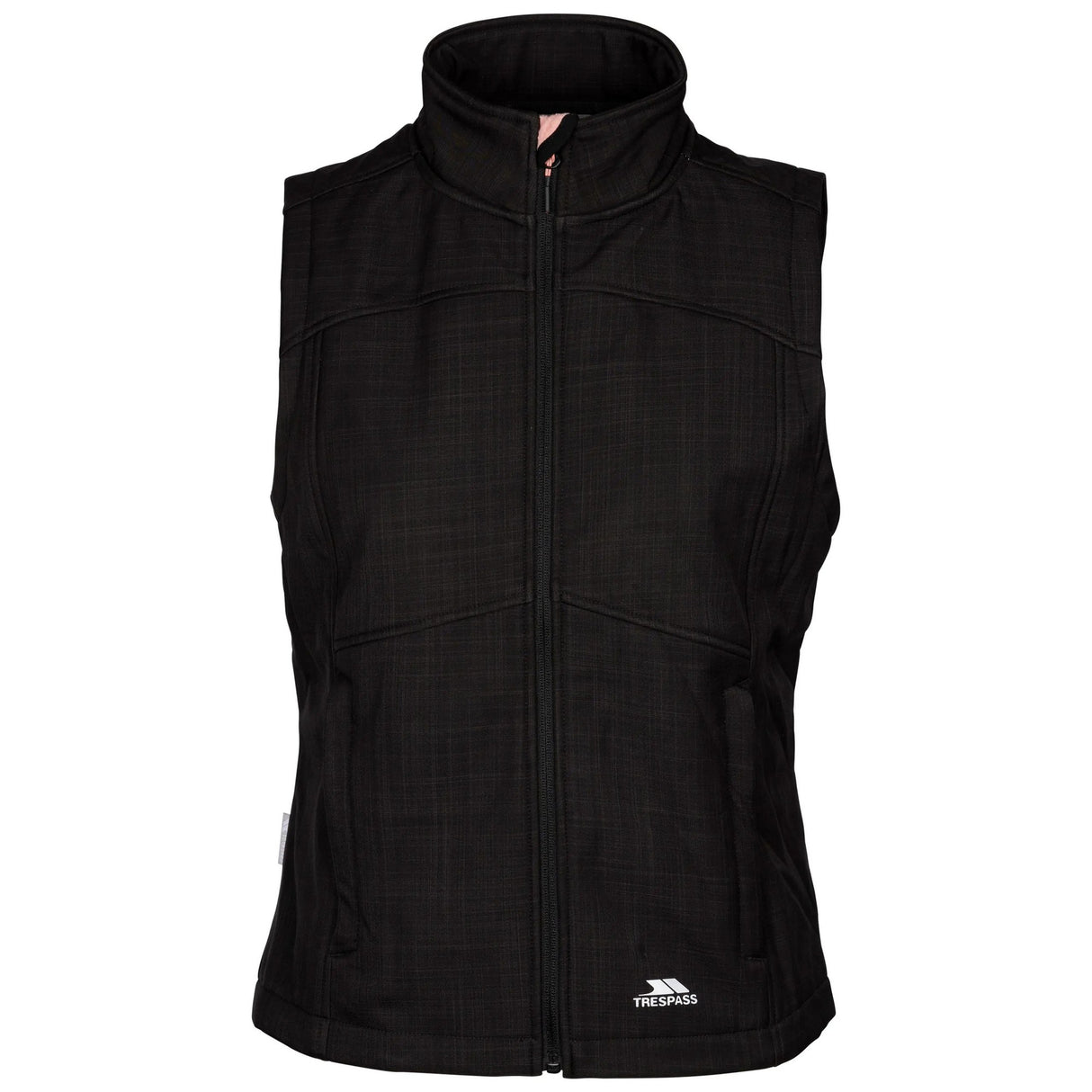 Trespass Womens Mereb TP50 Softshell Lightweight Gilet Black Marl
