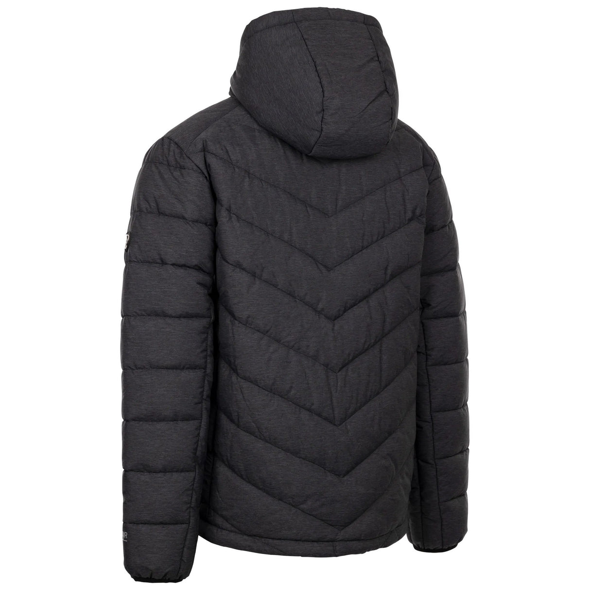 Trespass Mens Didmarton Padded Jacket Dark Grey Marl