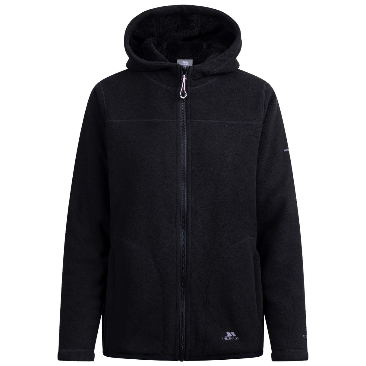 Trespass Womens Backstay Fleece Jacket Black