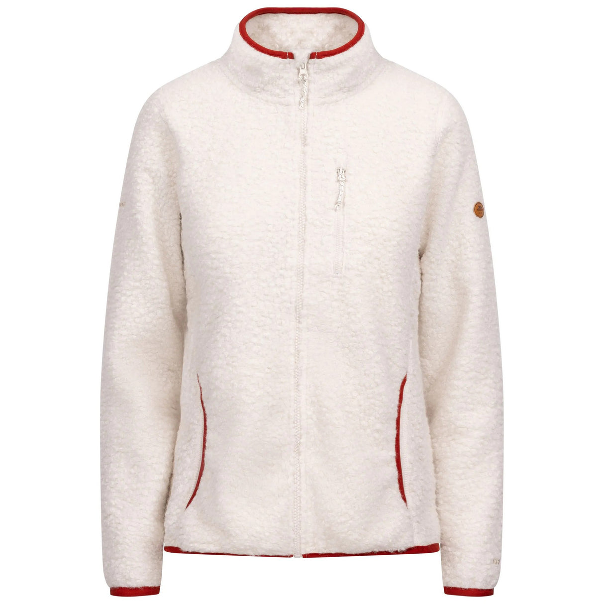 Trespass Womens Tourley Full Zip Fleece Jacket Soft Stone