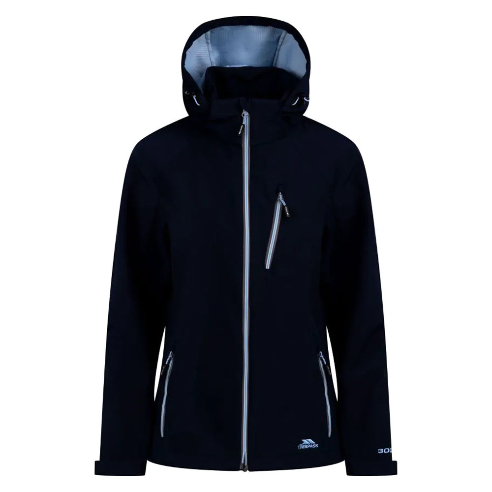 Trespass Womens Persephone Soft Shell Jacket Navy