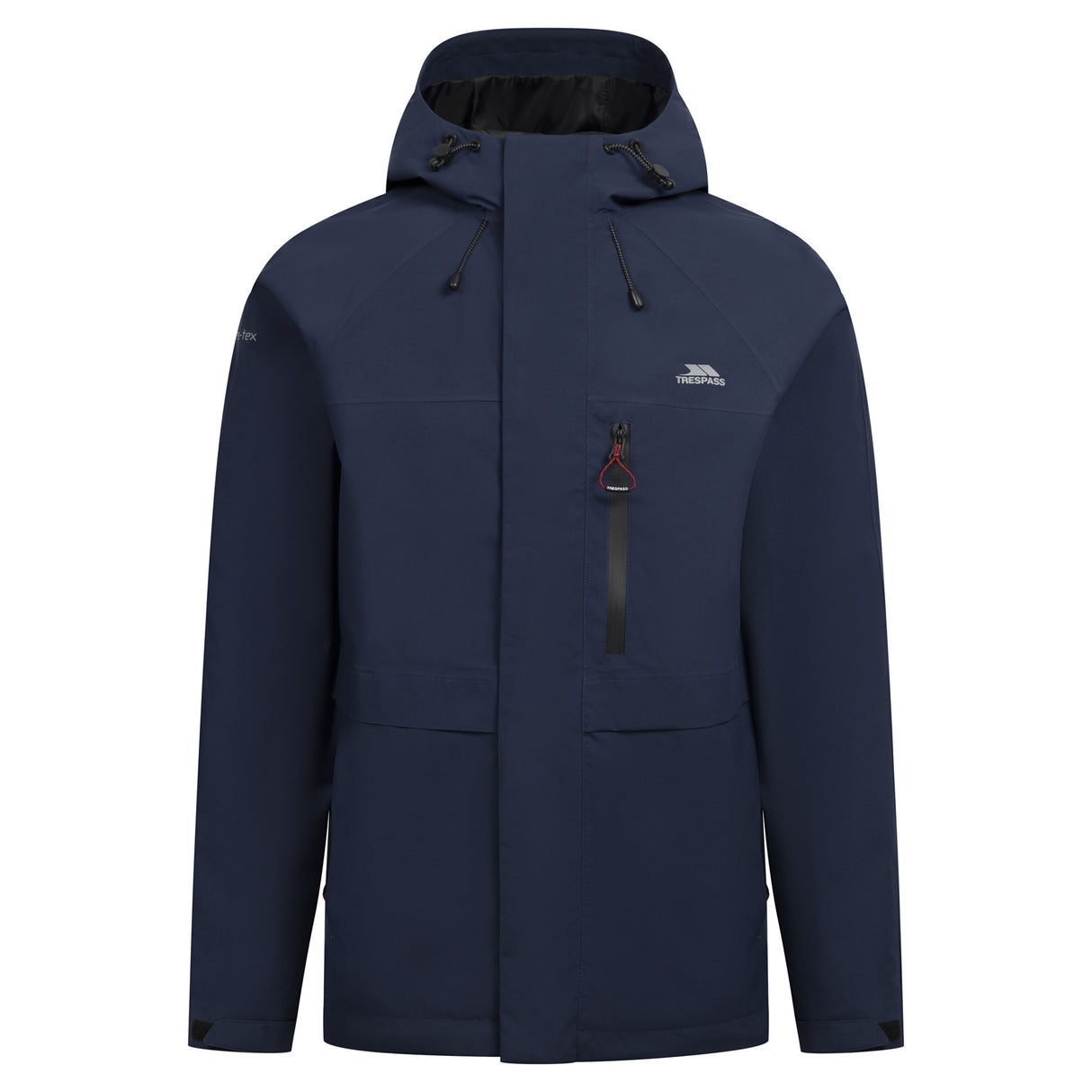 Trespass Mens Carnish Waterproof Jacket Navy