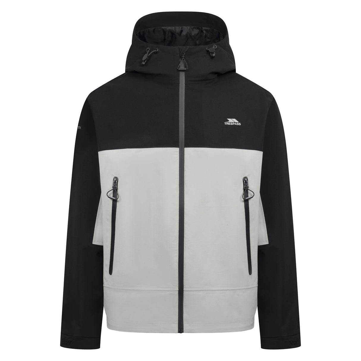 Trespass Mens Ewen Waterproof Jacket Black