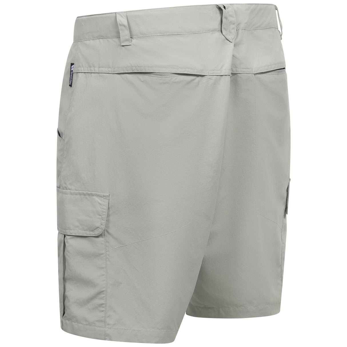 Trespass Mens Seumas Adventure Shorts Stone Grey