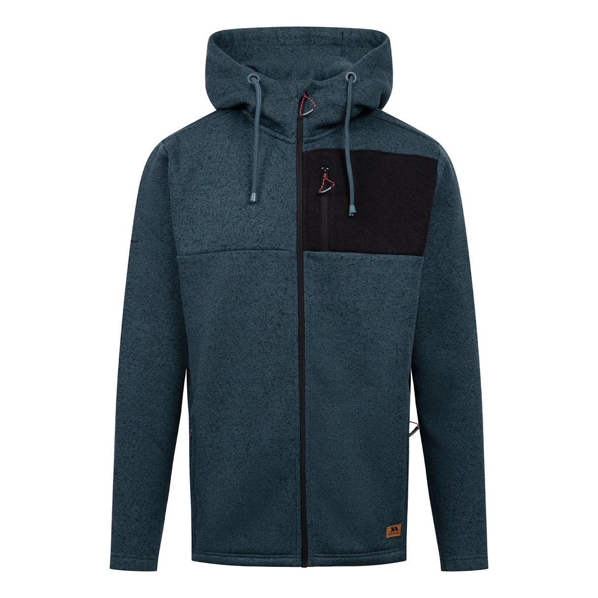 Trespass Mens Uig Fleece Jacket Dark Teal