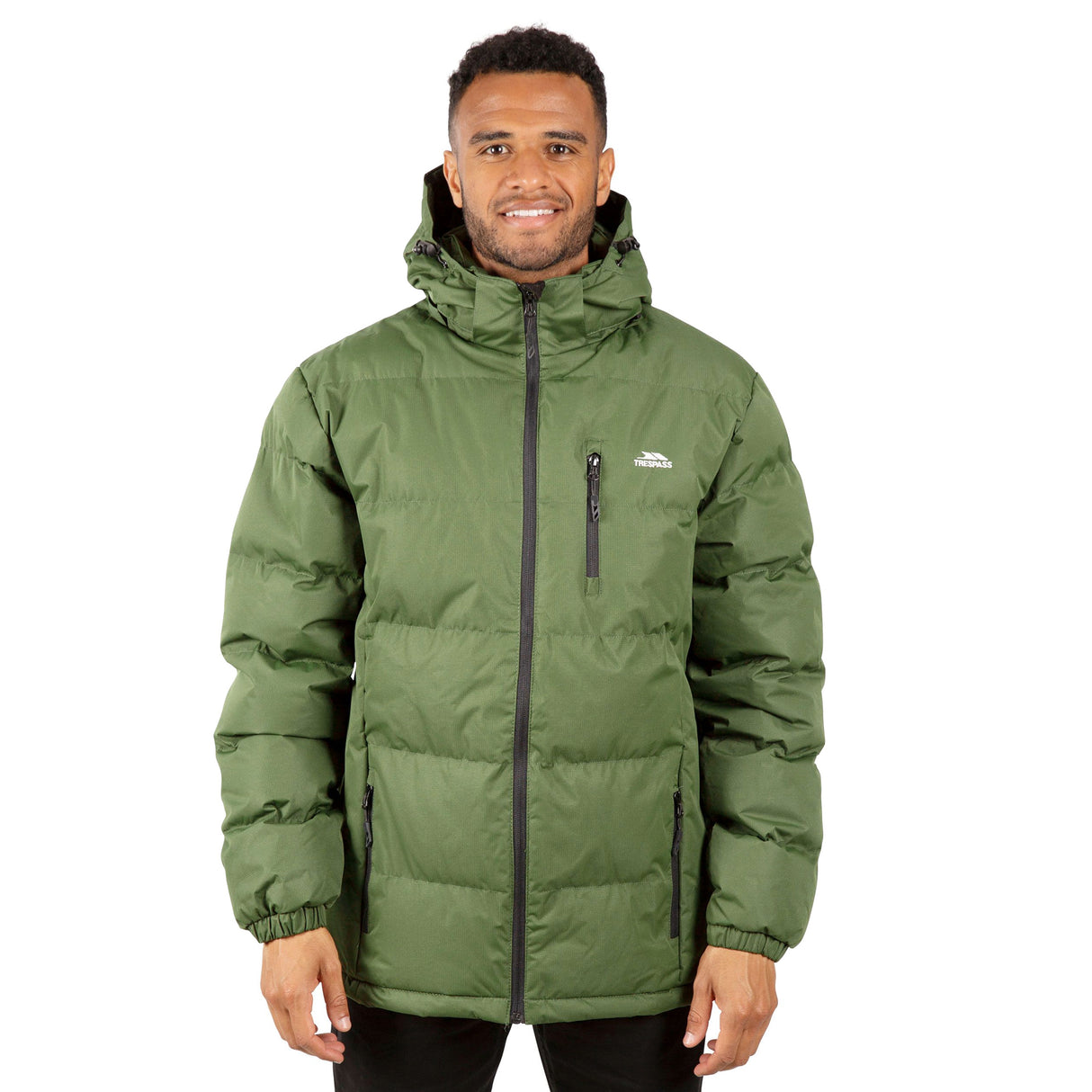 Trespass Mens Clip Padded Jacket Moss