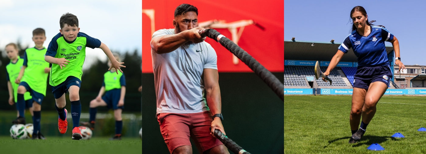 A range of sports that Intersport Elverys is involved in