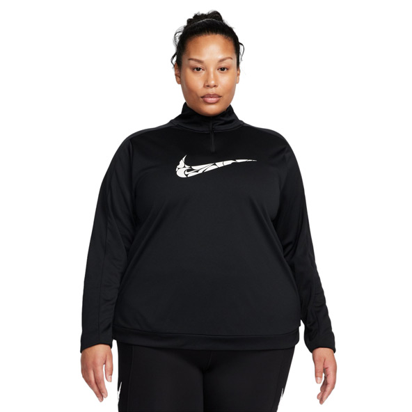 Nike Swoosh Womens Dri-FIT Half-Zip Mid Layer (Plus Size)