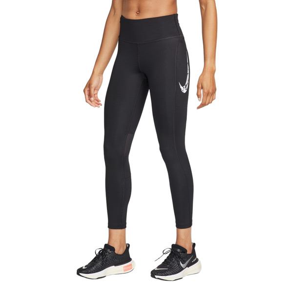 Nike Fast Womens Mid-Rise 7/8 Running Leggings With Pockets