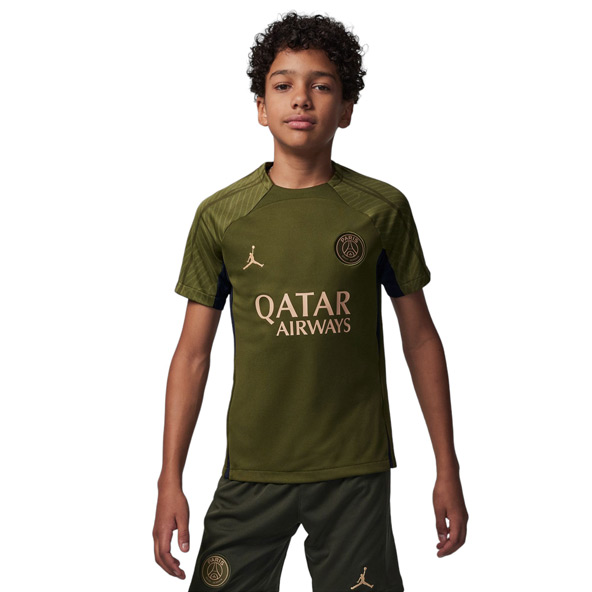Nike Jordan Paris Saint-Germain Strike Fourth Kids Dri-FIT Soccer Knit T-Shirt