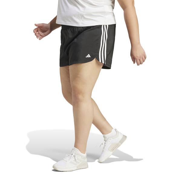 adidas Pacer Training High-Rise Womens Plus-Size Shorts