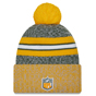 New Era Green Bay Packers 2023/24 Sideline Cuffed Bobble Hat