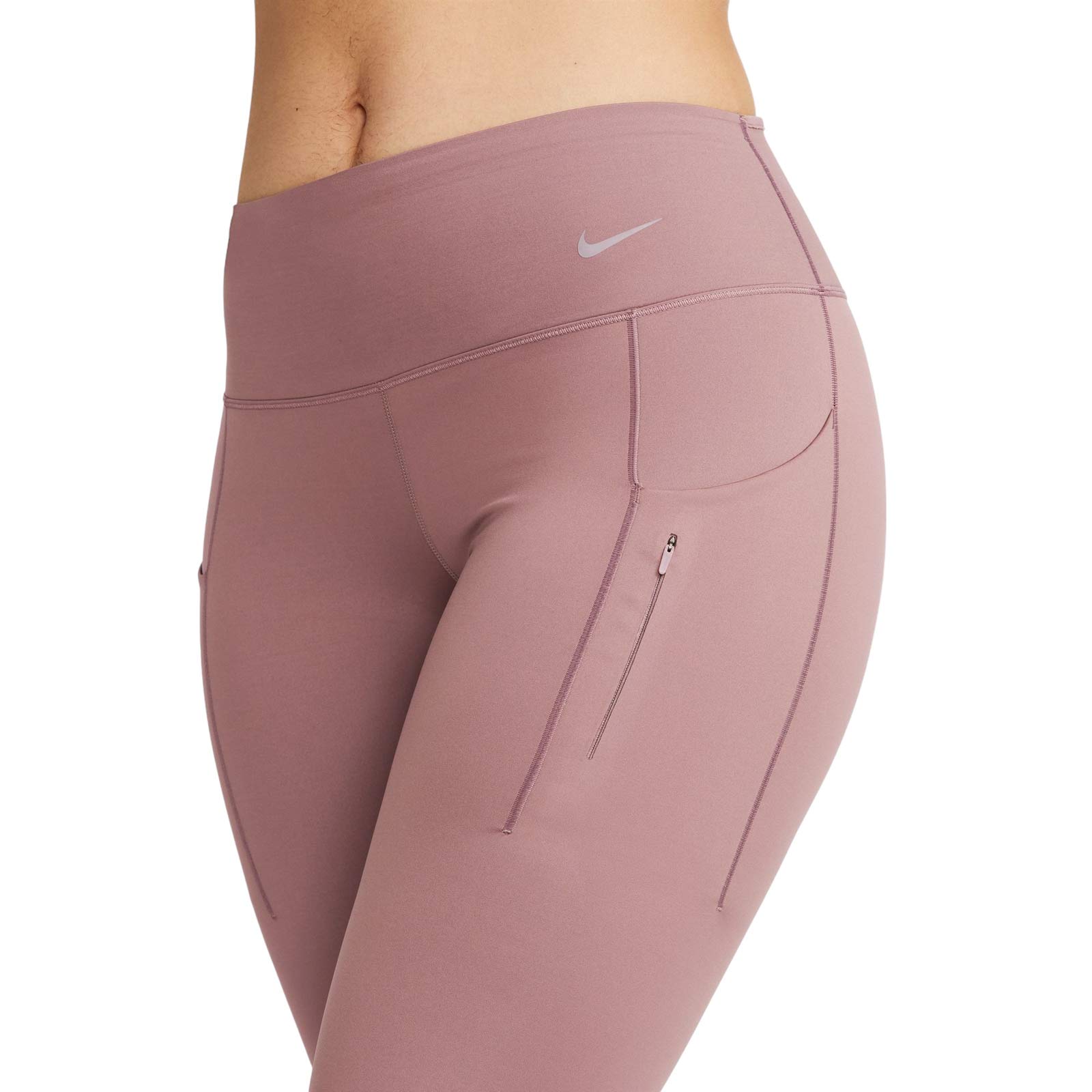 NIKE GO WOMENS FIRM-SUPPORT MID-RISE FULL-LENGTH LEGGINGS WITH POCKETS