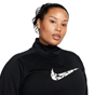 Nike Swoosh Womens Dri-FIT Half-Zip Mid Layer (Plus Size)