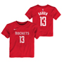 Nike Houston Rockets NBA Harden Junior T-Shirt