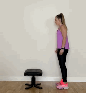 HIIT WORKOUT - STEP UP KNEE DRIVE
