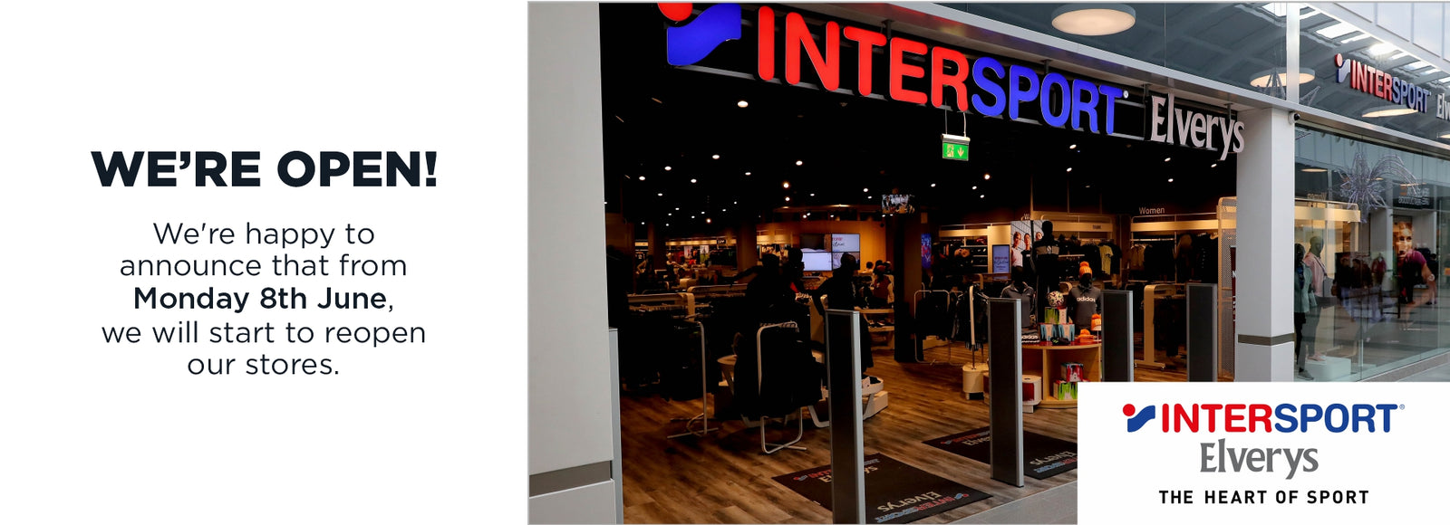 Intersport Elverys Start Re-Opening Stores