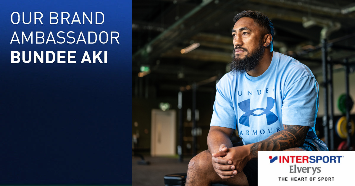 Bundee Aki - Intersport Elverys Brand Ambassador
