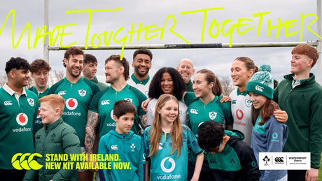 CANTERBURY UNVEILS 26/7 IRELAND KIT AS ‘MADE TOUGHER TOGETHER’ CELEBRATES THE PEOPLE BEHIND IRISH RUGBY