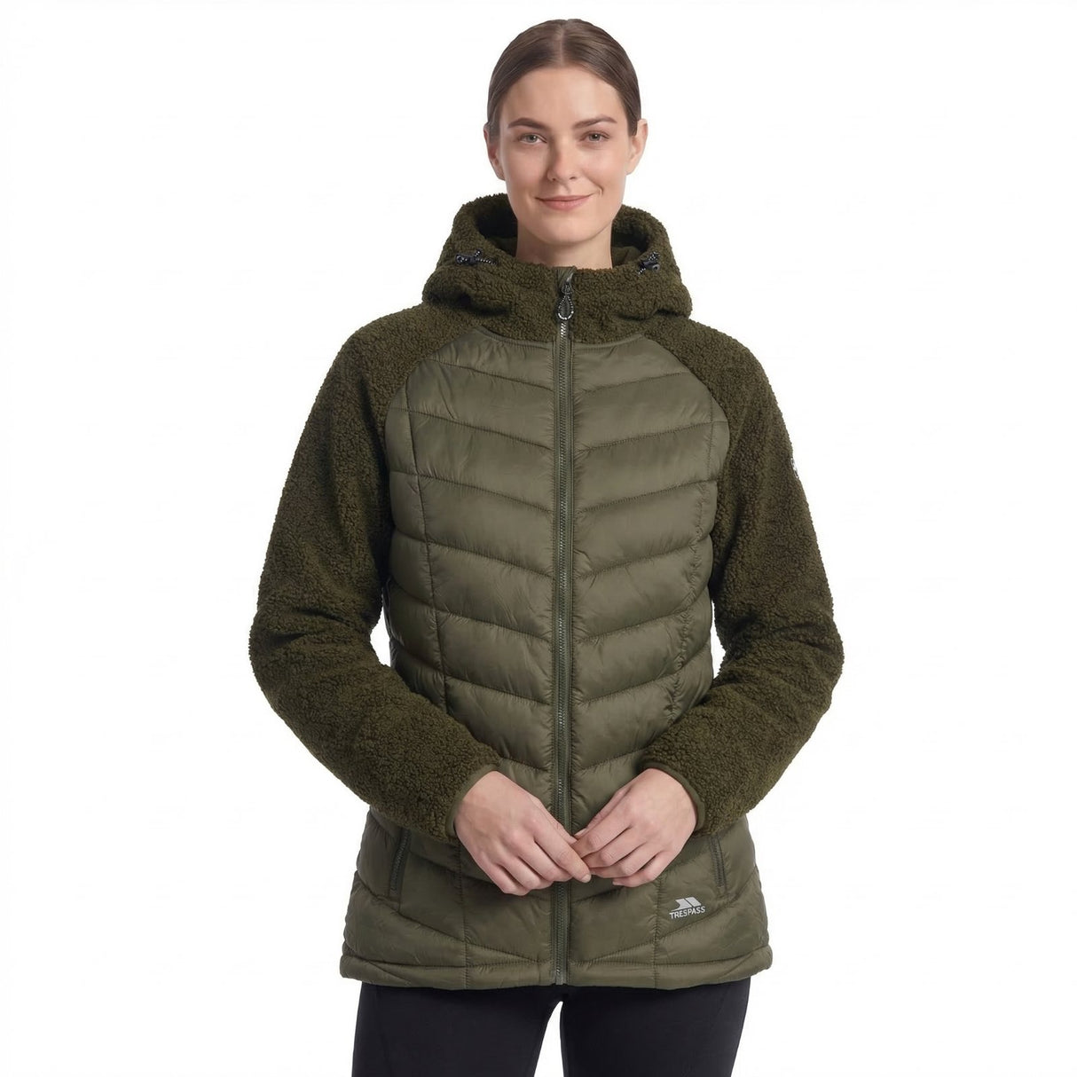 Trespass Womens Wando Hybrid Jacket Dark Vine