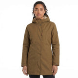 Trespass Womens Risha TP50 Fleece Lined Waterproof Jacket Dark Olive