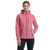 Trespass Womens Bela II Waterproof Soft Shell Jacket Rose Blush