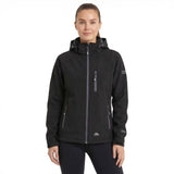 Trespass Womens Bela II Waterproof Soft Shell Jacket Black