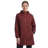 Trespass Womens Parched Waterproof Jacket Burnt Sienna