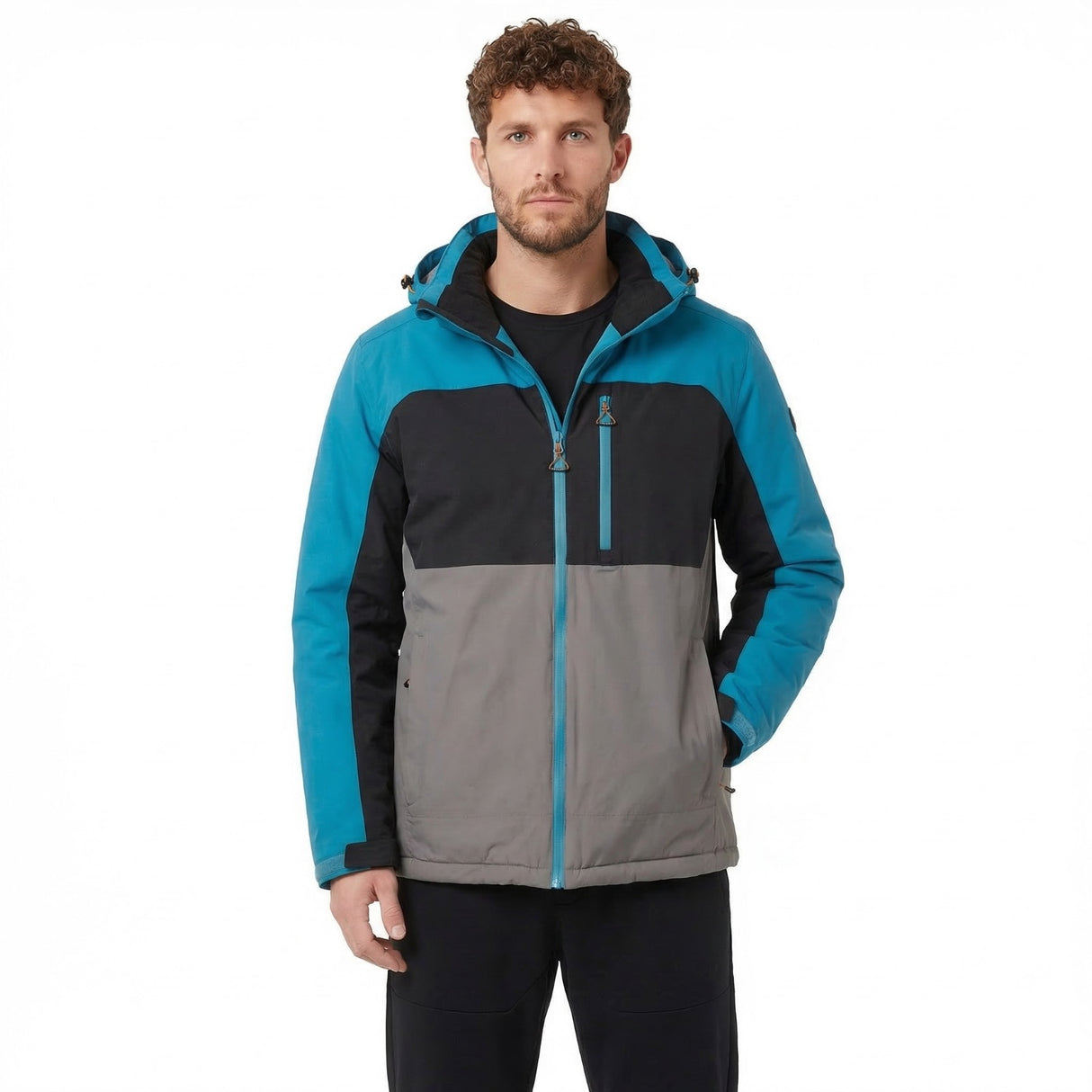 Trespass Mens Dulverton Padded Jacket Bondi Blue