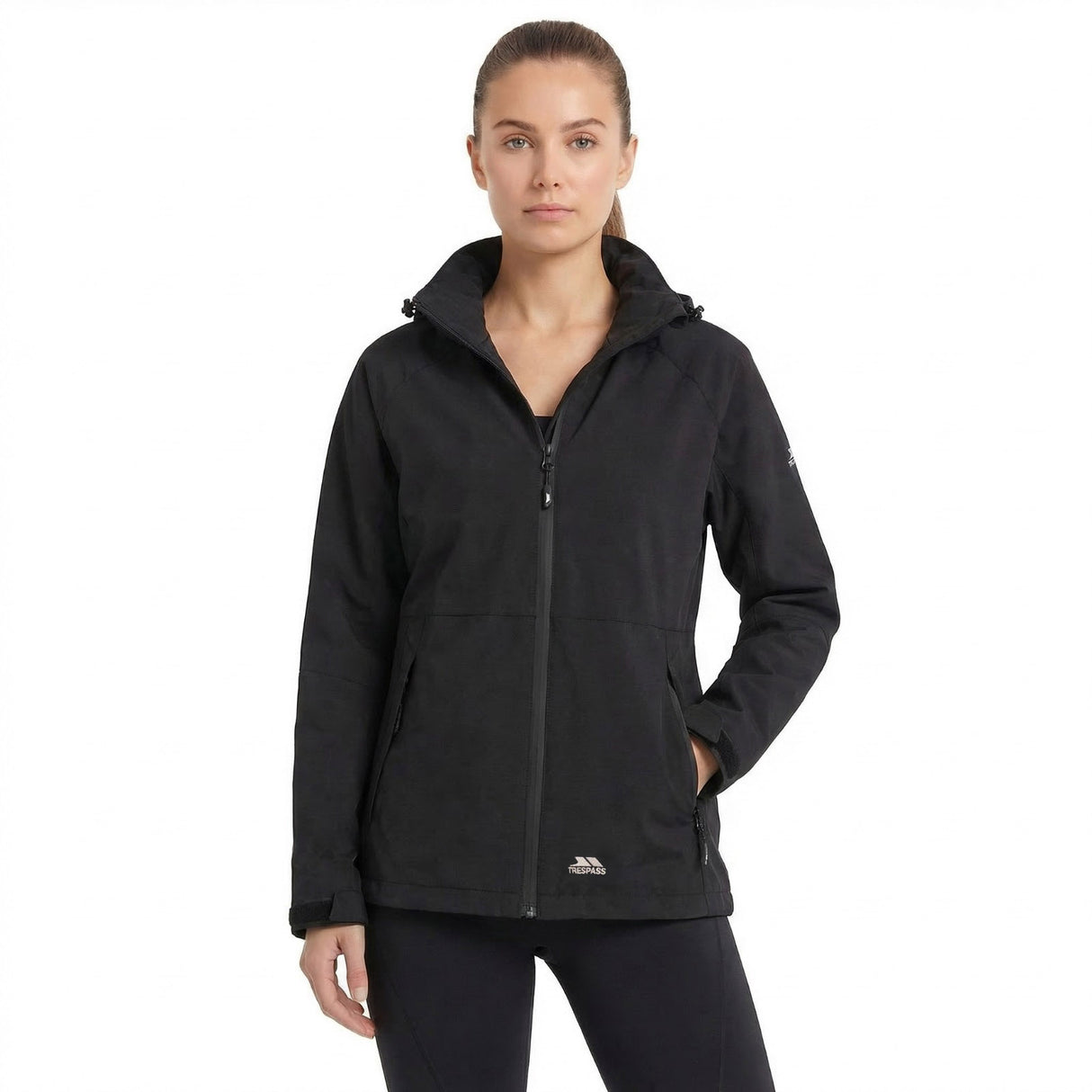 Trespass Womens Tilbury TP75 Waterproof Jacket Black
