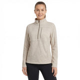 Trespass Womens Hoxie Marl Fleece Top Cream Marl