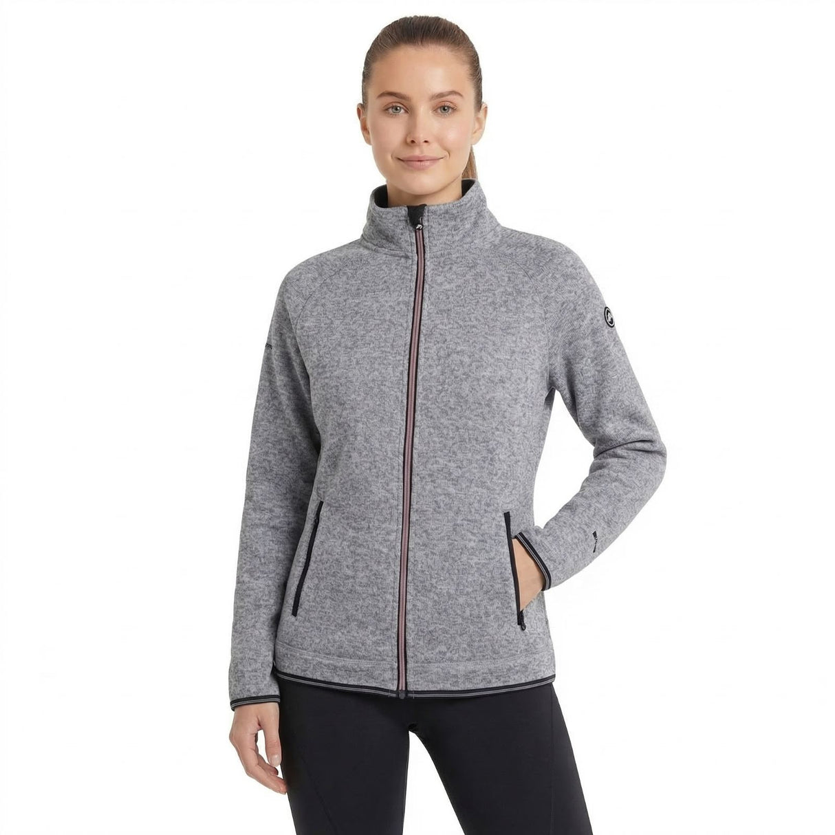 Trespass Womens Toddy AT200 Fleece Jacket Grey Marl