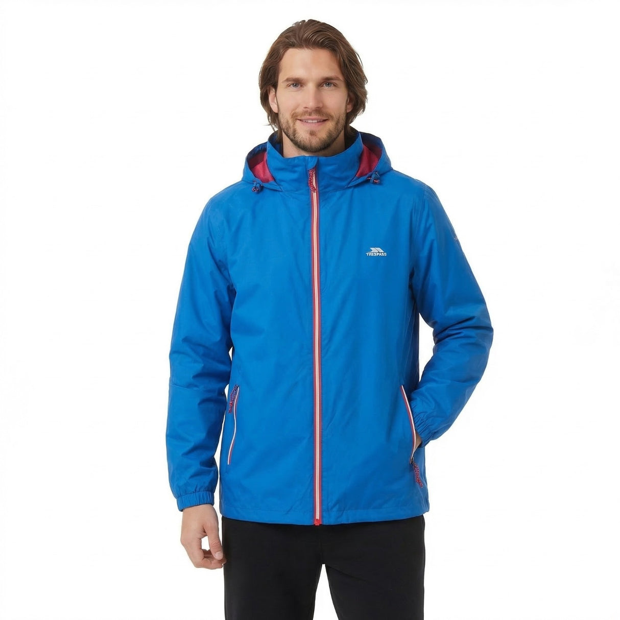 Trespass Mens Briar Waterproof Jacket Blue