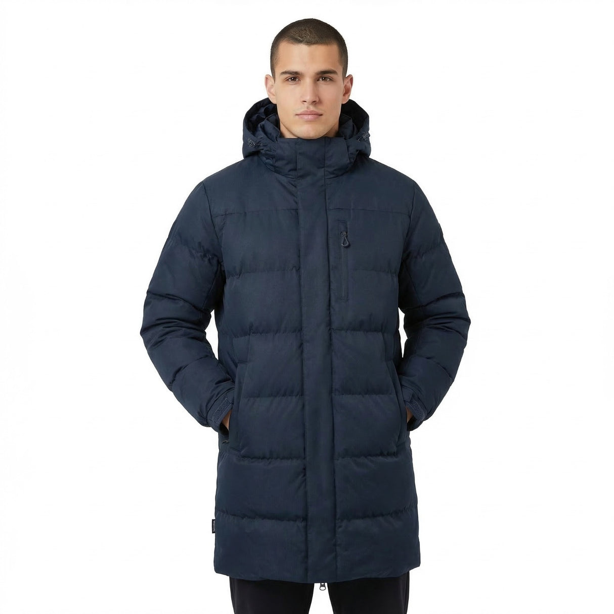 Trespass Mens Clipster Padded Jacket Navy