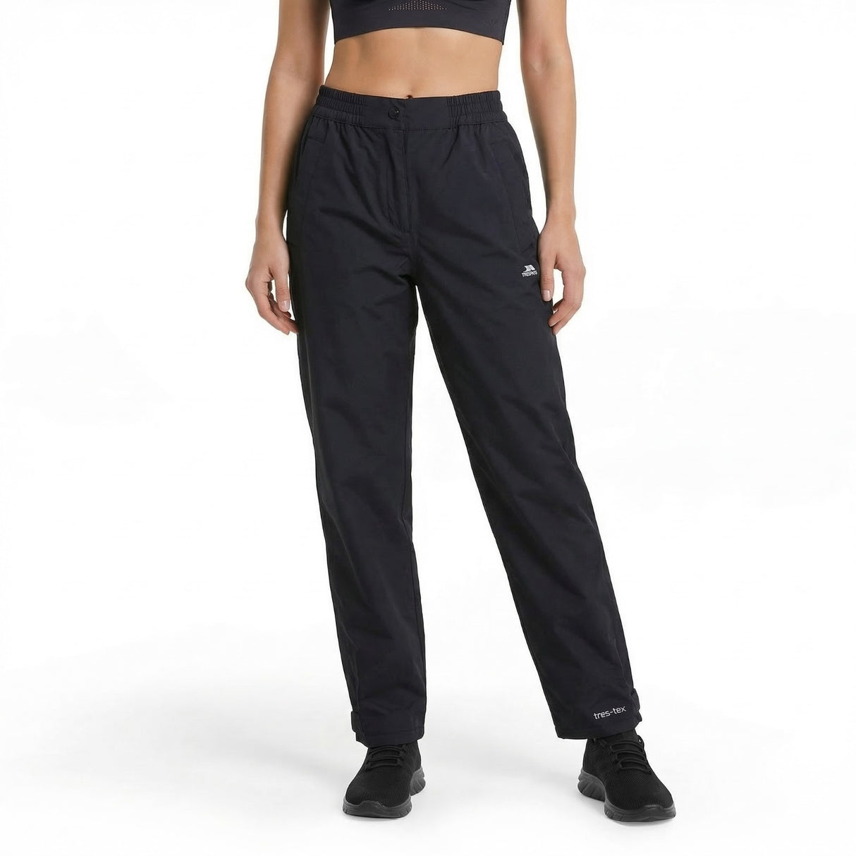 Trespass Womens Tilbury TP75 Waterproof Trousers Black