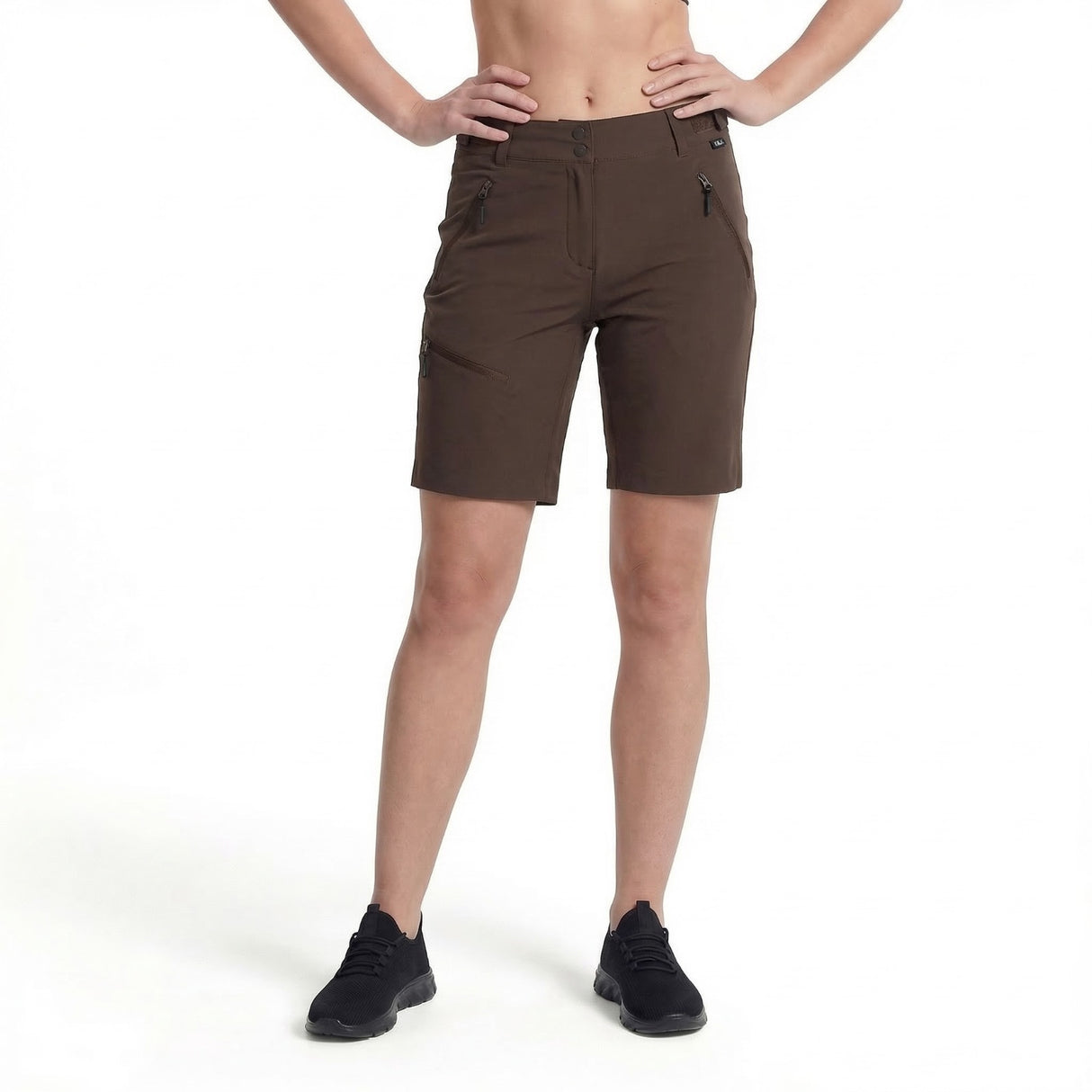 Trespass Womens Jocelyn DLX Cargo Shorts Peat