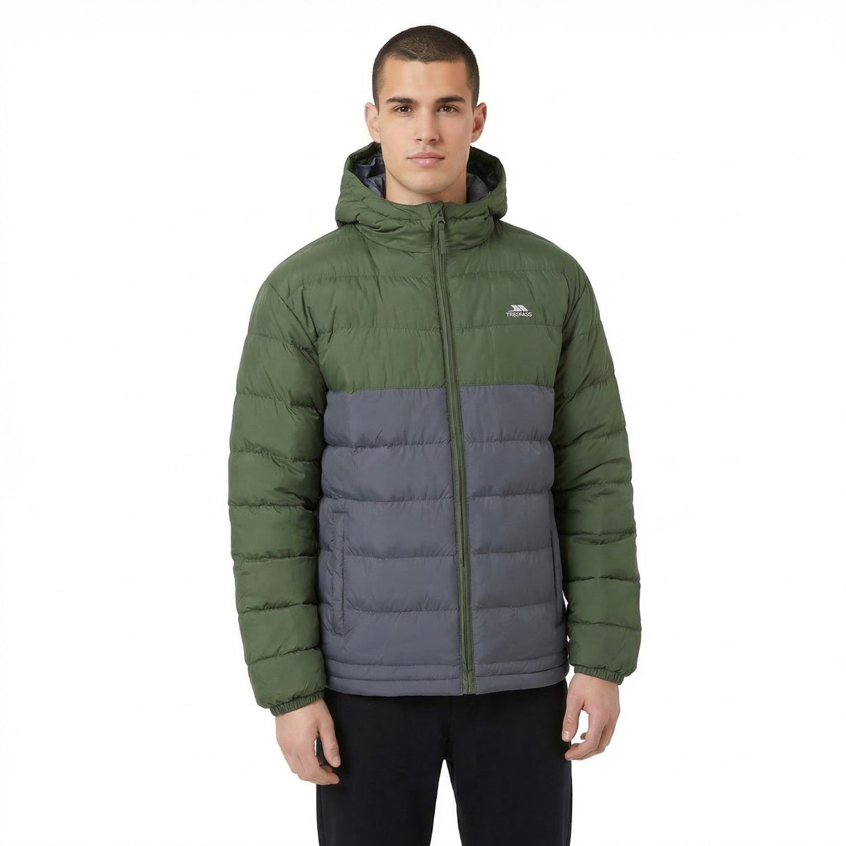 Trespass Mens Oskar Padded Jacket Moss