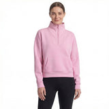 Trespass Womens Jean Half Zip Sweatshirt Carnation
