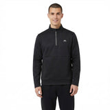 Trespass Mens Jay Quarter Zip Long-Sleeved Top Black