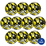 Rival Attack 5 Football Black/Yellow - 10 Pack