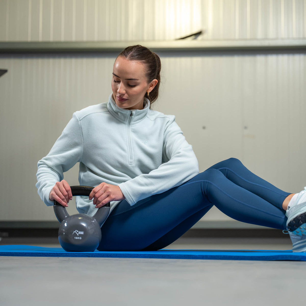 Rival Vinyl Coated Kettlebell - 16kg
