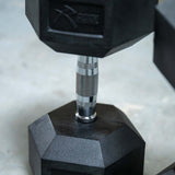 Rival Rubber Hex Dumbbell 27.5kg Pair