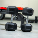 Rival Rubber Hex Dumbbell 30kg Pair