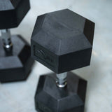 Rival Rubber Hex Dumbbell 30kg Pair