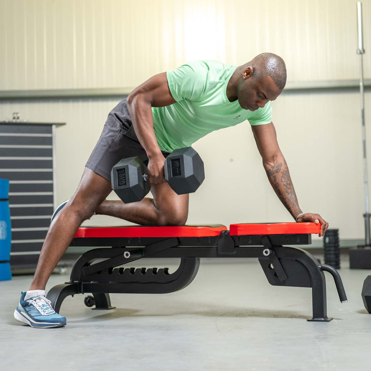 Rival Rubber Hex Dumbbell 35kg Pair