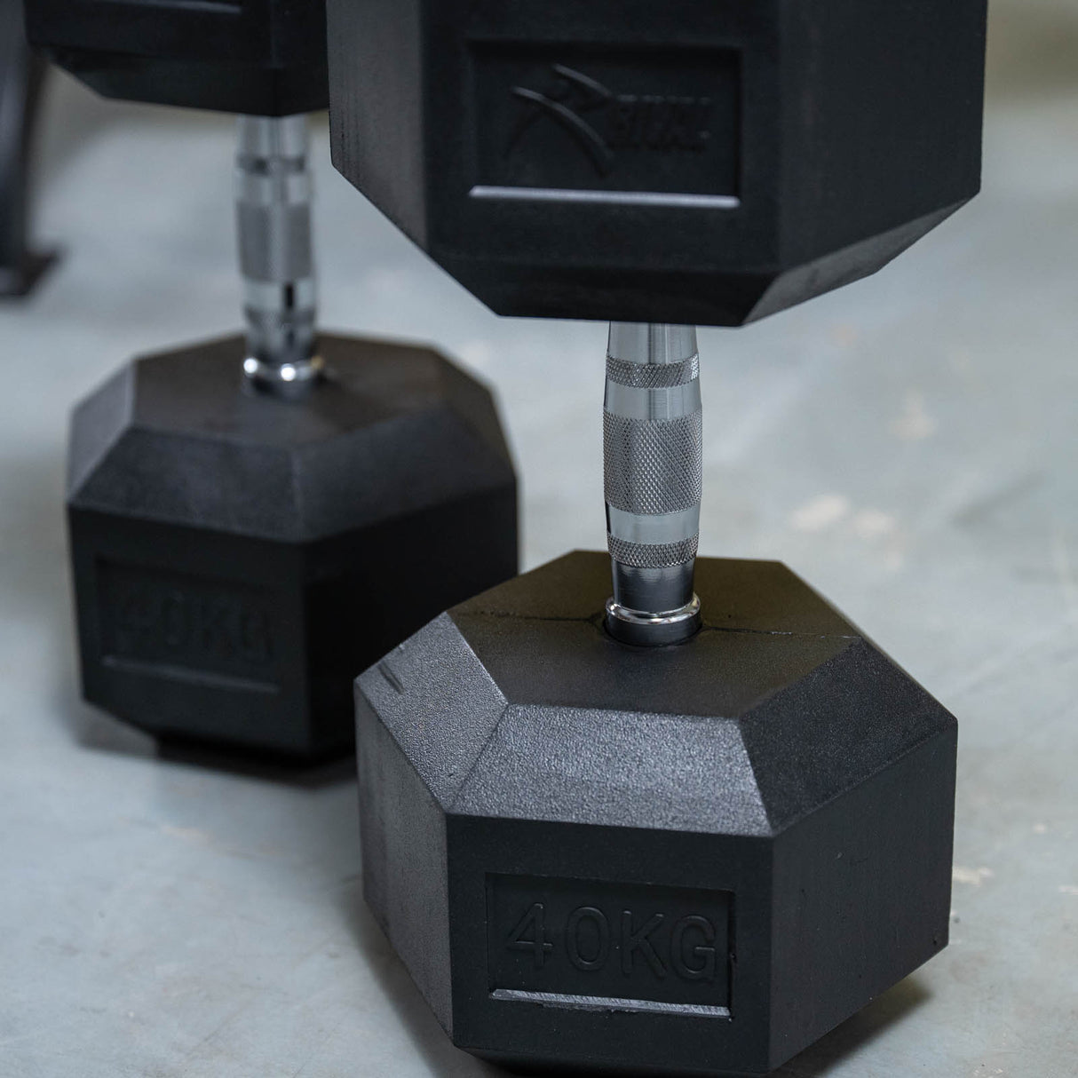 Rival Rubber Hex Dumbbell 40kg Pair