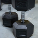 Rival Rubber Hex Dumbbell 40kg Pair